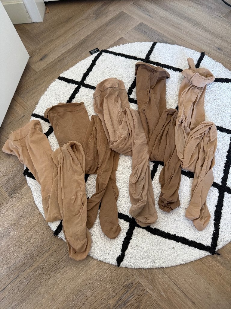Heel goed 5x beige bruin Hema support panty L 40 42 set supp, Bruin, Ophalen of Verzenden, Panty, Hema
