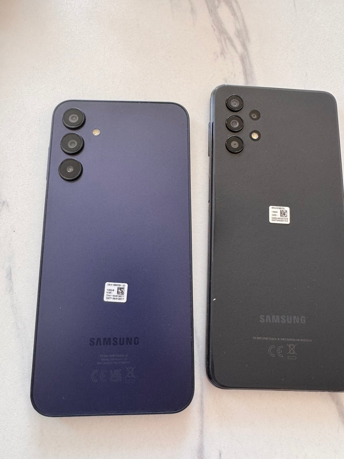 Samsung a32 en a15  5g, Zwart, Ophalen of Verzenden, Zo goed als nieuw, 128 GB