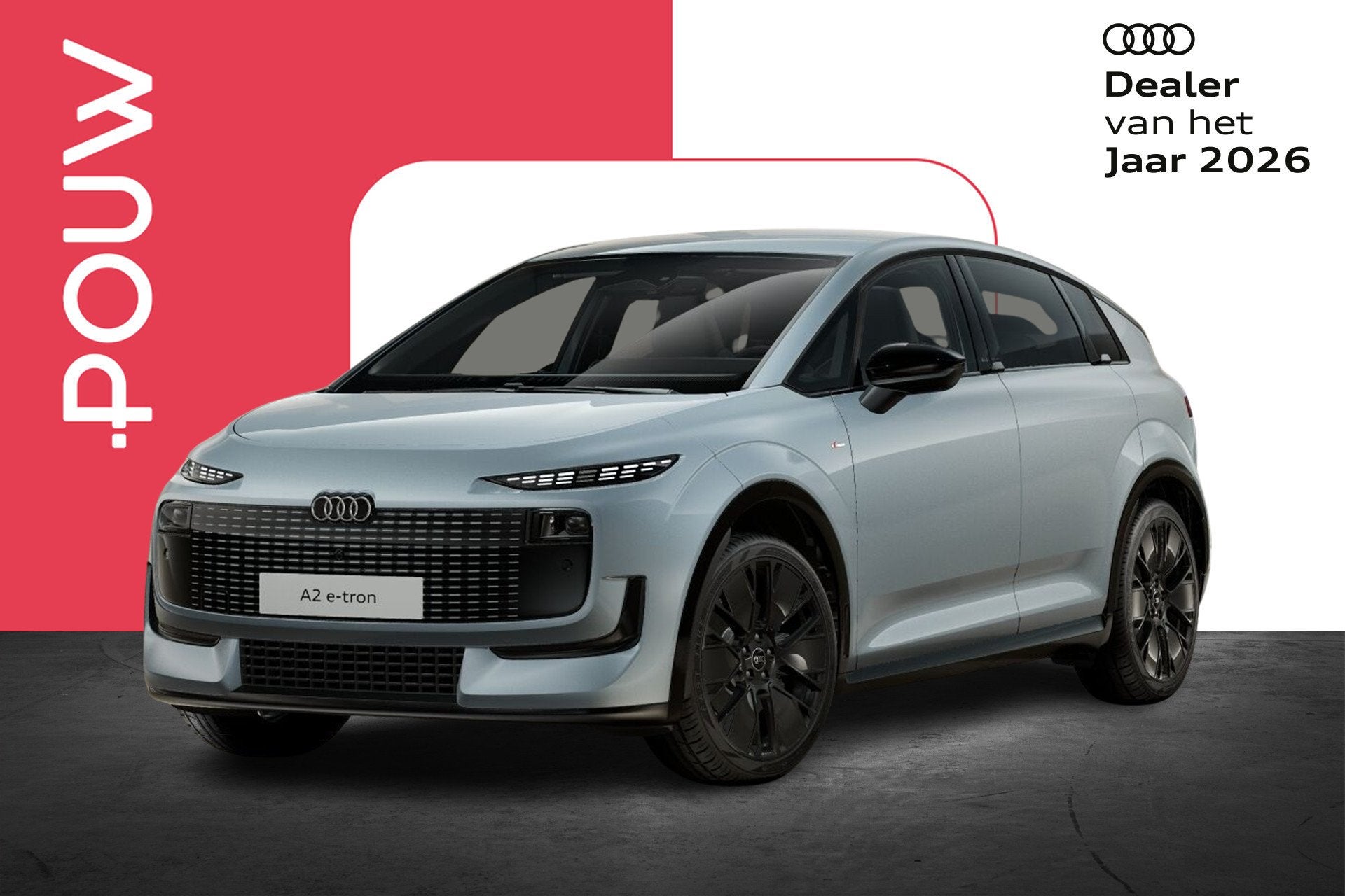 Audi A2 e-tron 231pk Launch Series Pro 84 kWh 20" Velgen, Auto's, Automaat, 12 maanden, Zwart, 1885 kg