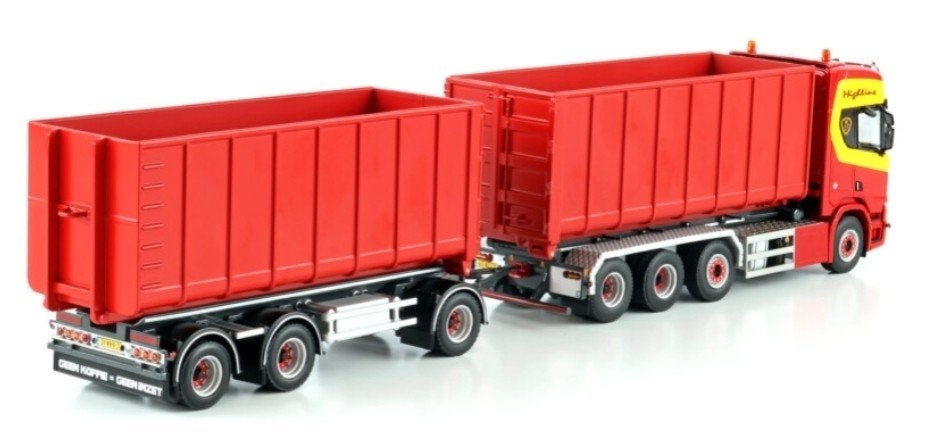 WSI SCANIA + CONTAINER TRAILER + 40M3 CONTAINER- THEUNISSEN, Wsi, ., Nieuw, Ophalen of Verzenden