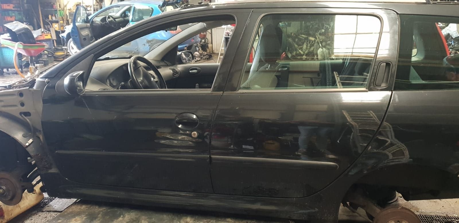 PEUGEOT 206 SW PORTIEREN LV+LA  BJ 98 TOT 2008, Gebruikt, -, Deur, -