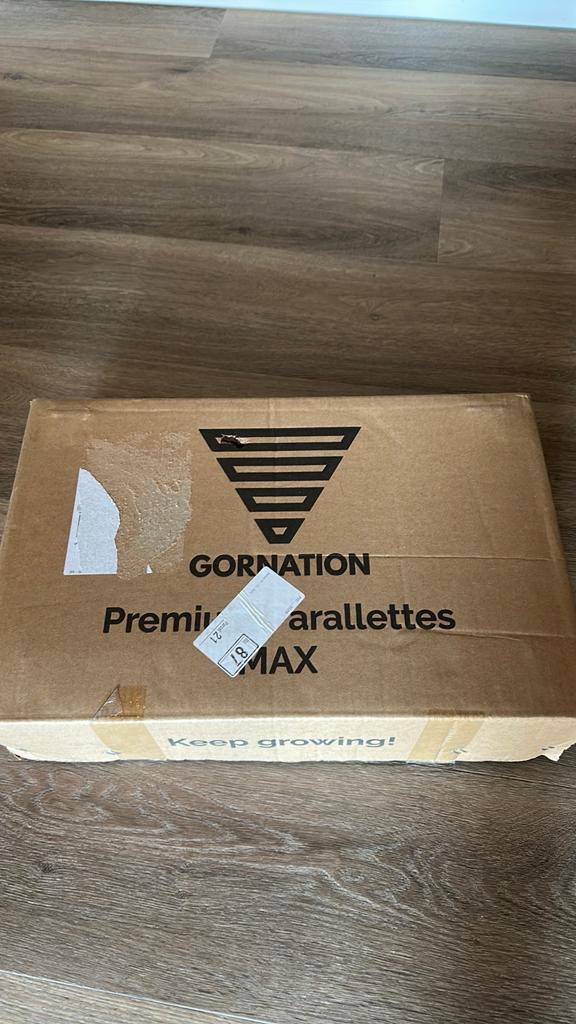 Gornation premium parallettes MAX, Ophalen of Verzenden, Nieuw, Halterstangen