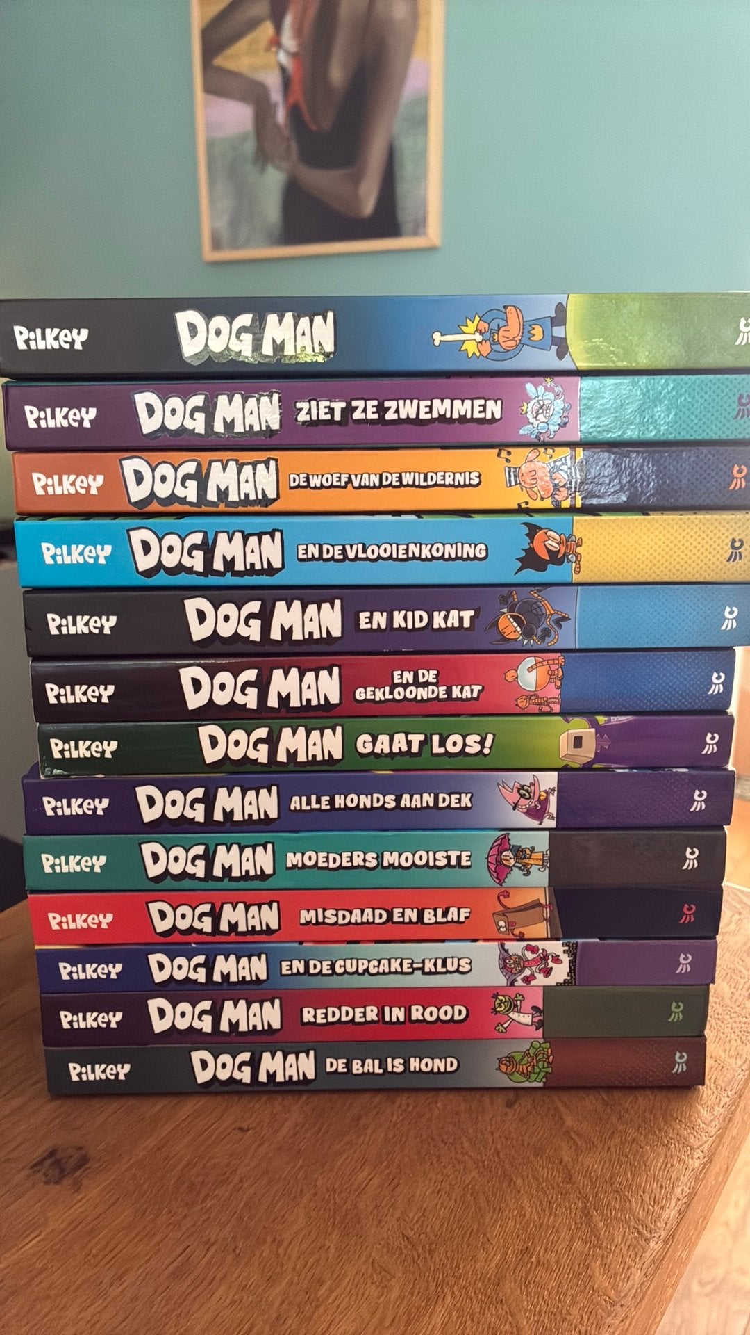 Dog Man boekenreeks - Complete set van 13 (!) boeken, Ophalen of Verzenden, Zo goed als nieuw, Fictie algemeen