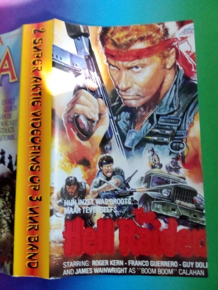 VHS - Hell Raider & Better Kiss a Cobra - 2 Films Koopvideo, Nederlands ondertiteld, Engels, Vanaf 16 jaar, Verzenden