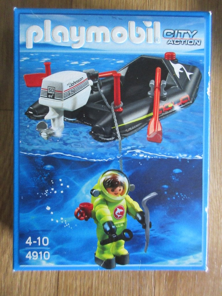 Playmobil City duikboot met duiker nr. 4910  Nieuw., Ophalen of Verzenden, Nieuw