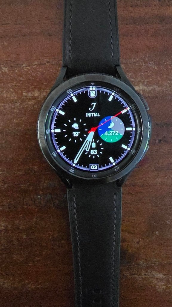Smartwatch Galaxy 4 Classic 46mm te koop, Zwart, Samsung ⌚️, Ophalen of Verzenden, Zo goed als nieuw