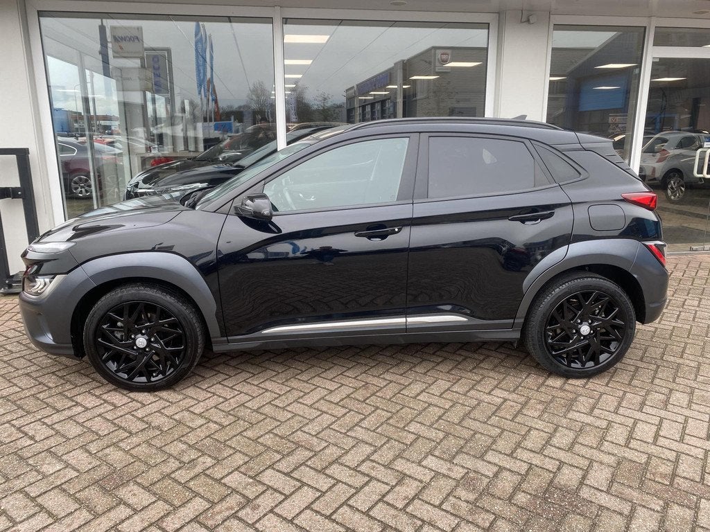 Hyundai Kona 1.6 GDI HEV Fashion edition Navigatie, HUD, par, Stof, Gebruikt, Euro 6, 2 kWh