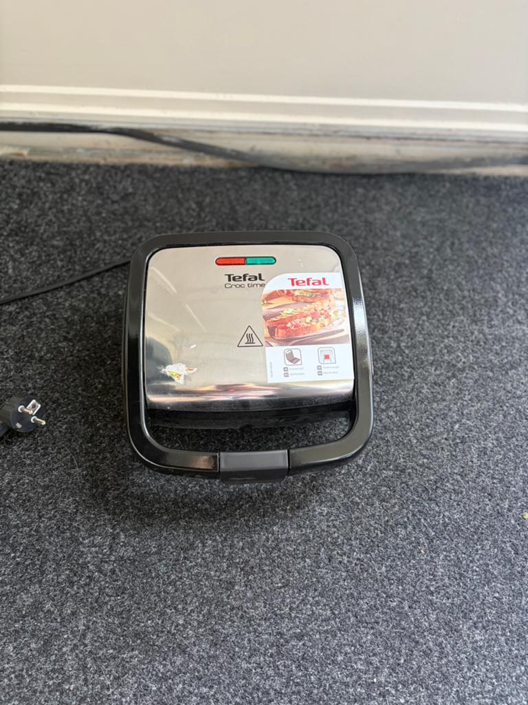 Tefal grill, Witgoed en Apparatuur, Grillplaten, Ophalen of Verzenden, Vaatwasmachinebestendig, Zo goed als nieuw, Tafelgrill