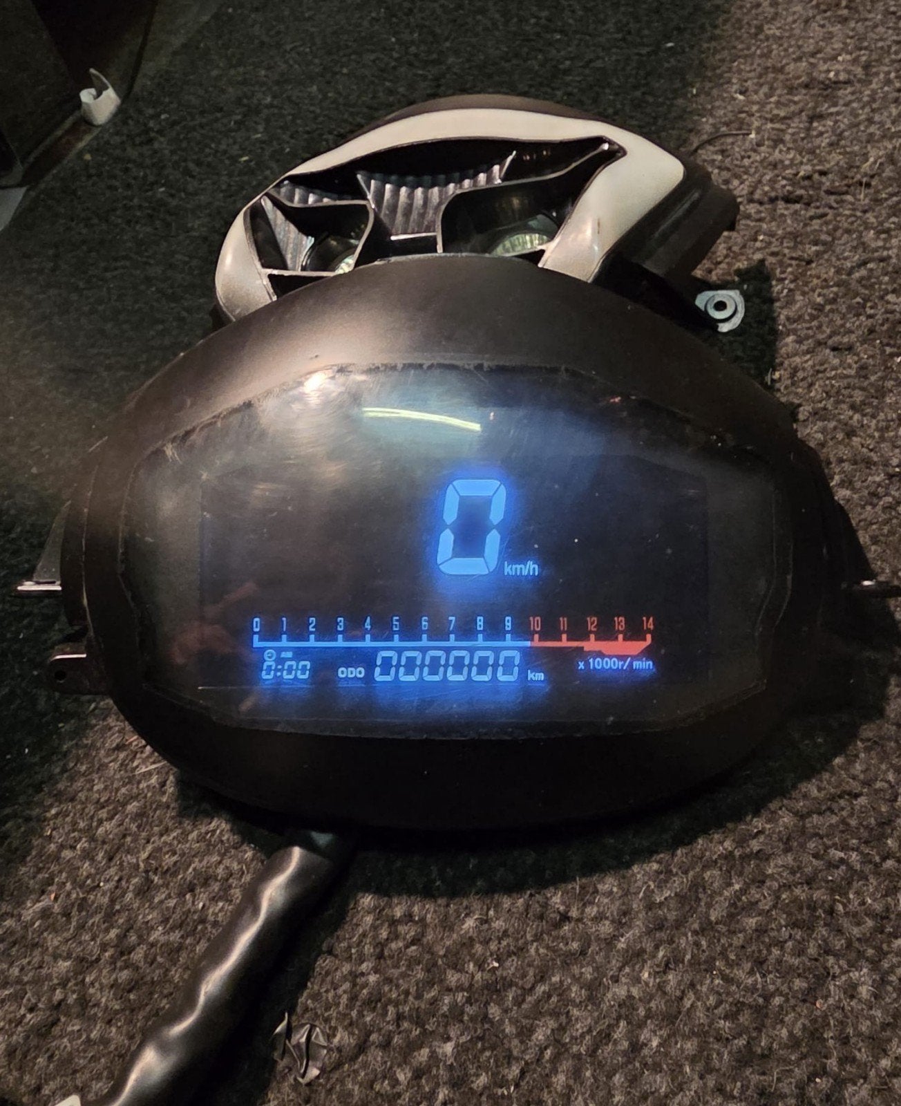 piaggio zip elektrische dashboard km teller inc kabels + km, Ophalen of Verzenden