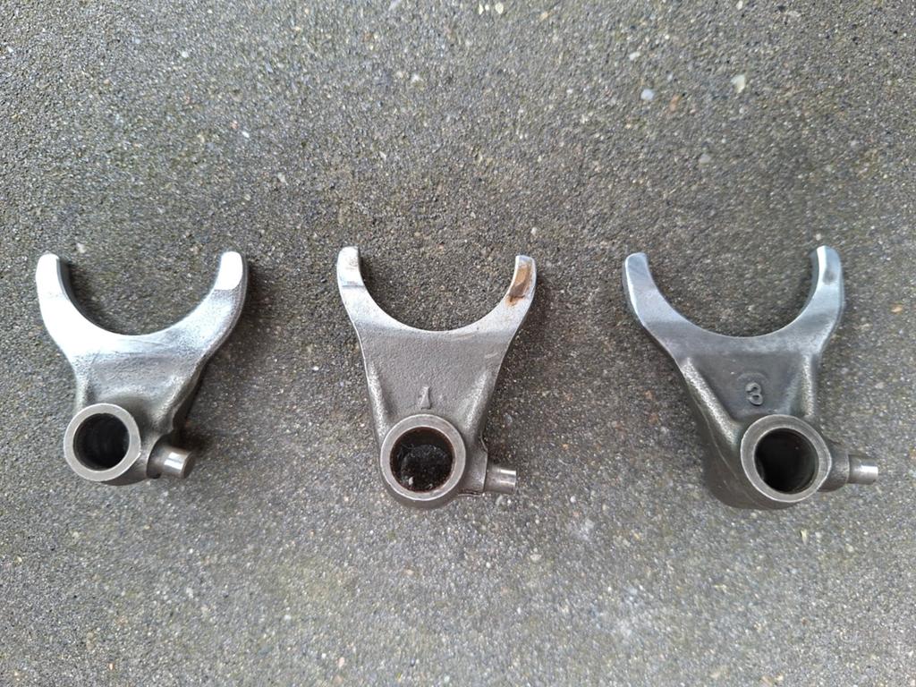Honda cr 500 setje schakelvorken. 1, Motoren, Ophalen, Gebruikt