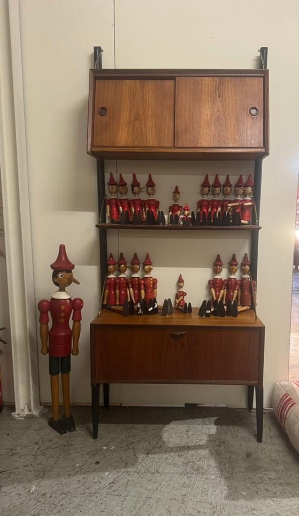 Louis van Teeffelen voor WeBe vintage modulair wandsysteem, Huis en Inrichting, Gebruikt, 200 cm of meer, Teakhout, Ophalen of Verzenden