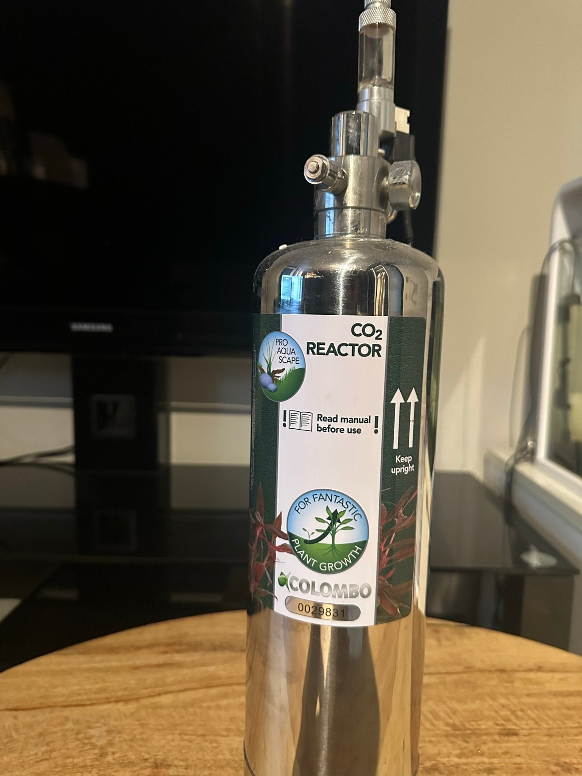 CO2 reactor Colombo, Verzenden