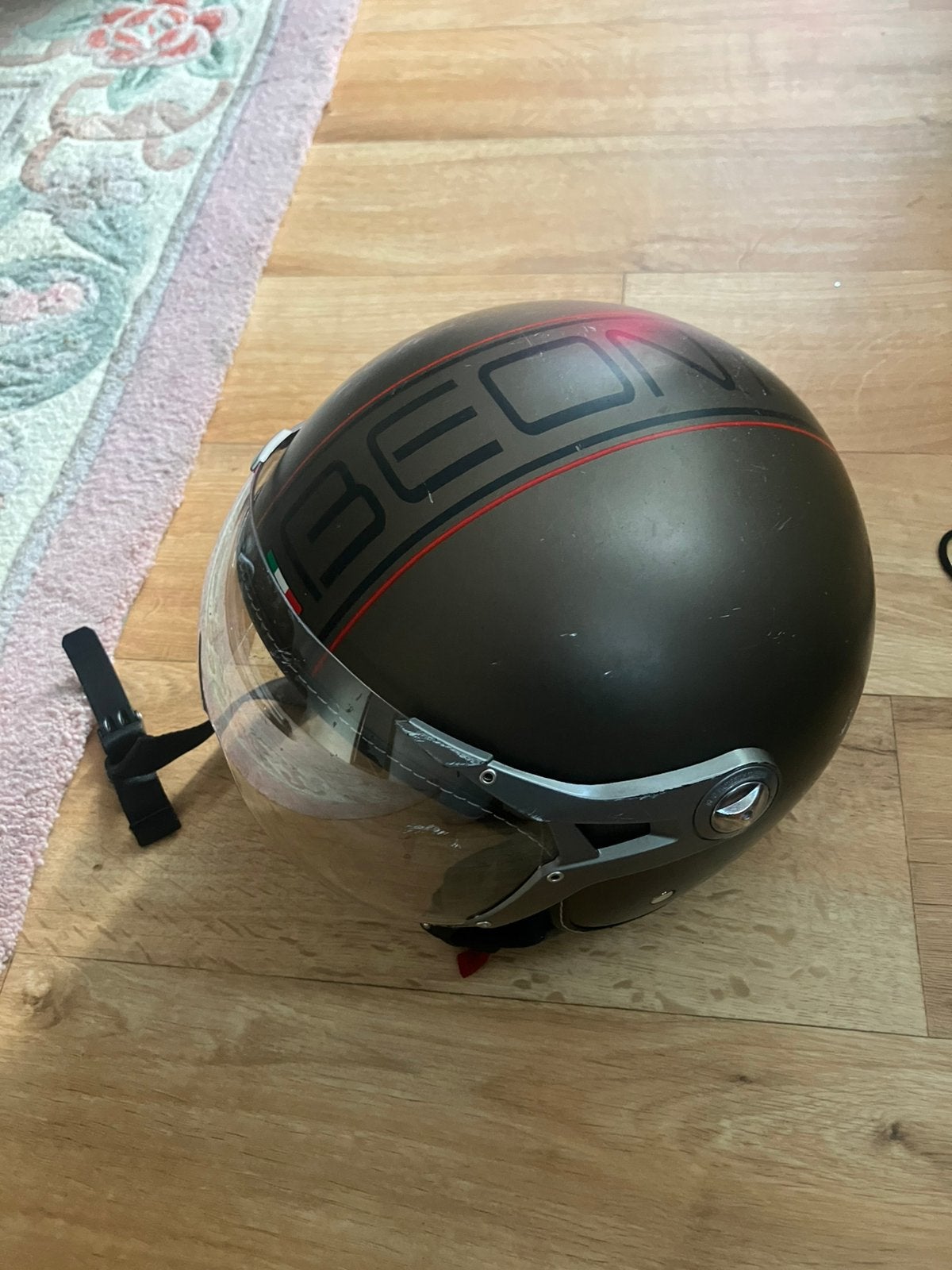 Beon Helm L gedragen bruin, Ophalen of Verzenden, Gebruikt, Large