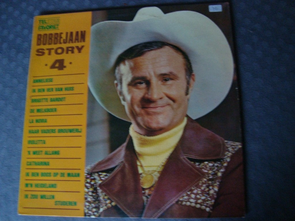 Bobbejaan story 4, Ophalen of Verzenden, Zo goed als nieuw, 12 inch, Levenslied of Smartlap