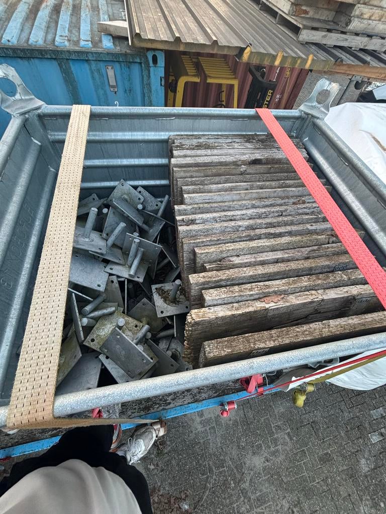 Complete Tube Lock Steiger 200 m² - Te Koop/Huur, Doe-het-zelf en Verbouw, Ophalen, Gebruikt, Gevelsteiger, 5 meter of hoger