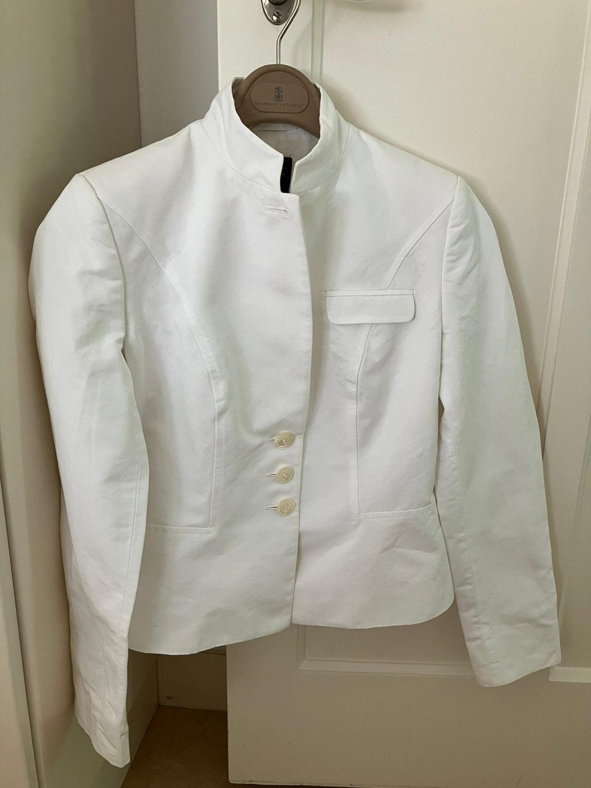 Korte witte blazer van Pauw, Wit, Ophalen of Verzenden, Zo goed als nieuw, Jasje