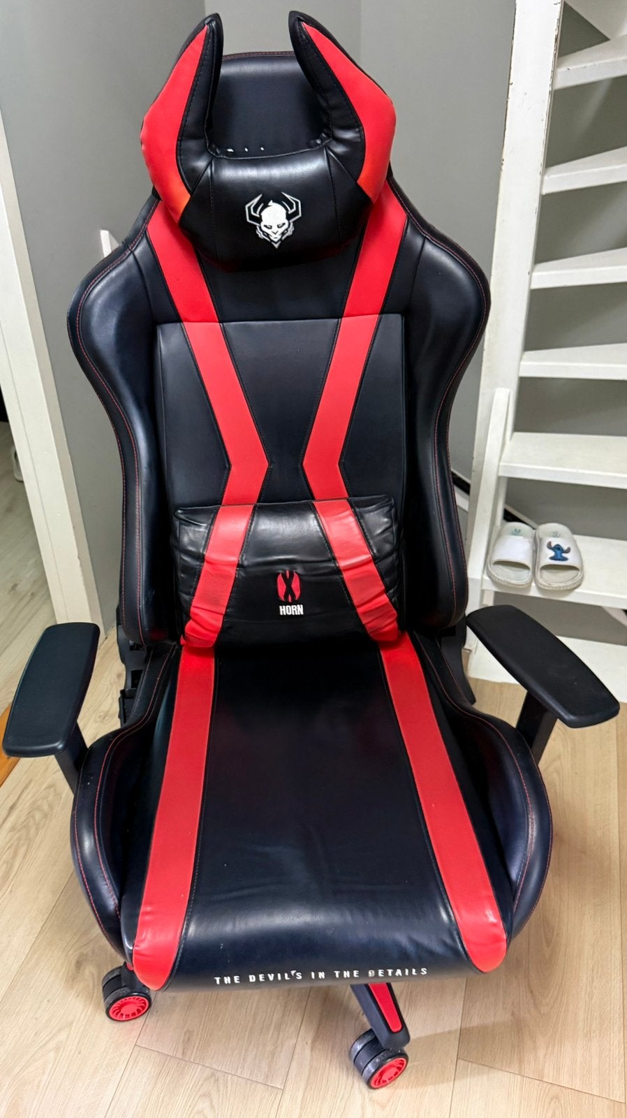 Diablo X Horn, King Size - Gamestoel, Ophalen, Gaming bureaustoel, Gebruikt, Zwart