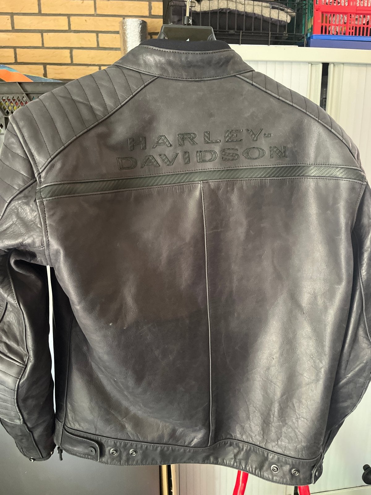 Harley-Davidson Leren Motorjas - Maat L, Ophalen, Tweedehands, Heren, Jas | leer