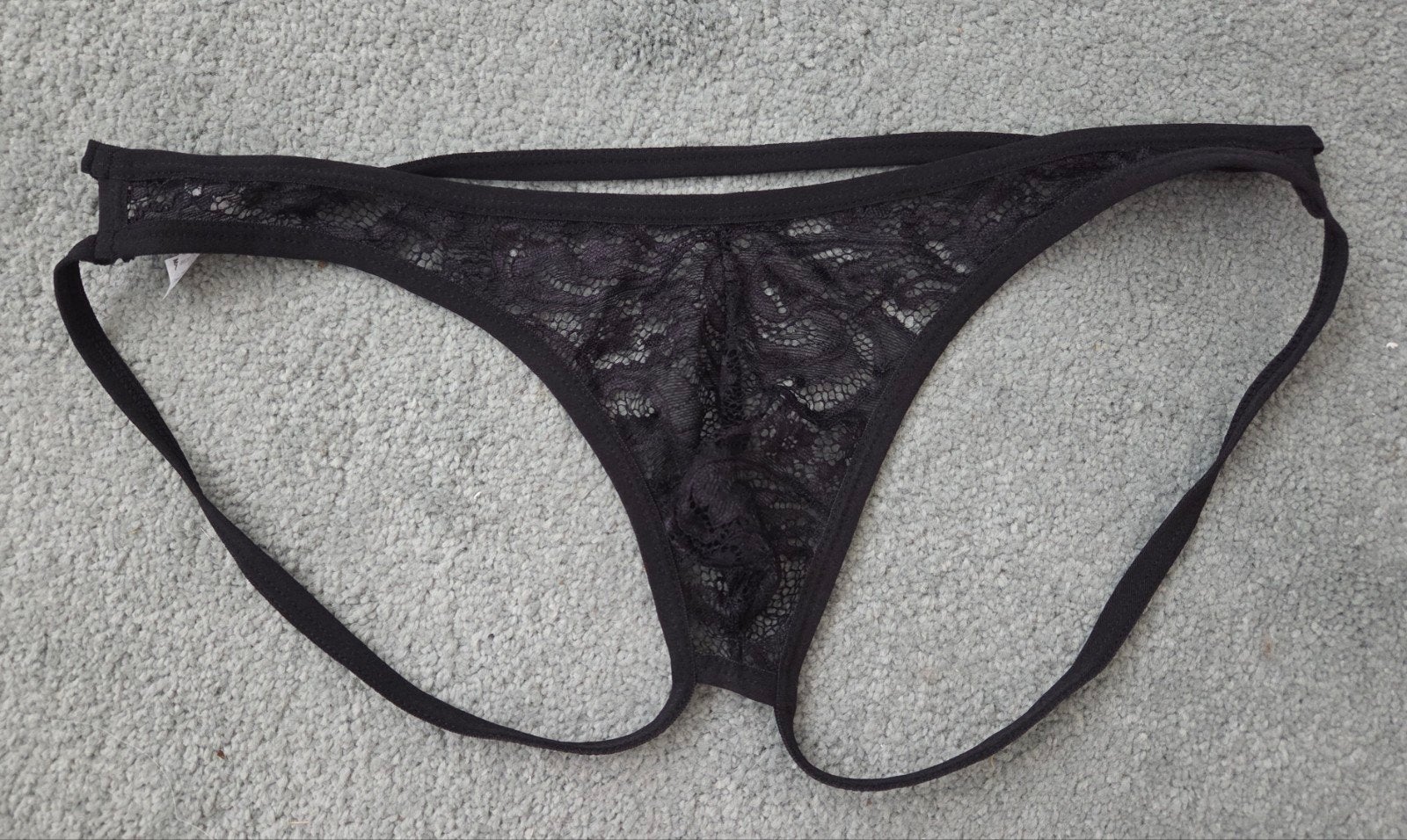 Nieuwe Jockstrap van doorschijnend kant, Ophalen of Verzenden, Zwart, Overige typen