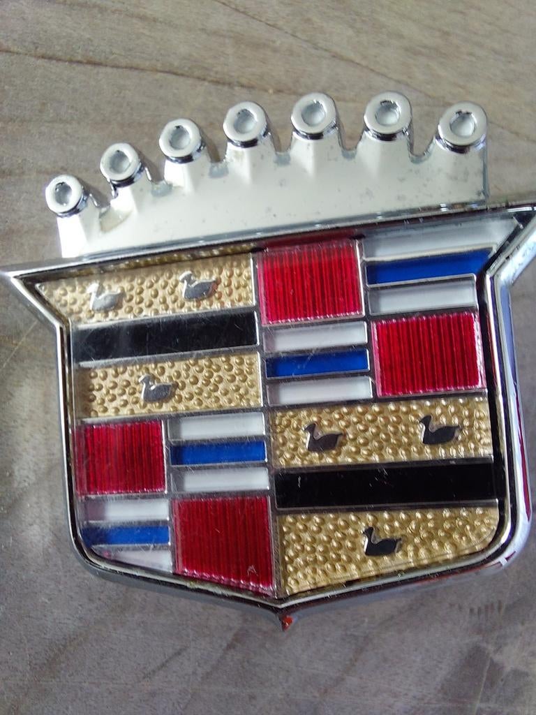 Cadillac Embleem - Origineel en in goede staat, Ophalen of Verzenden, Gebruikt, Cadillac
