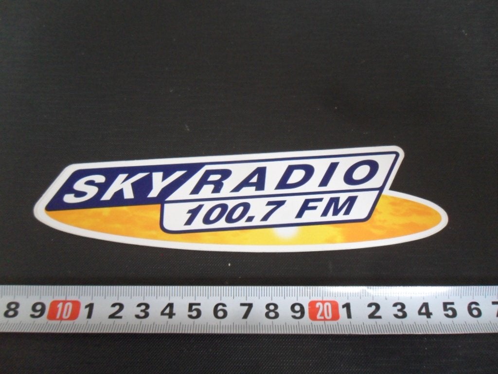 sticker SKY RADIO 100.7 FM, Verzamelen, Ophalen, Zo goed als nieuw
