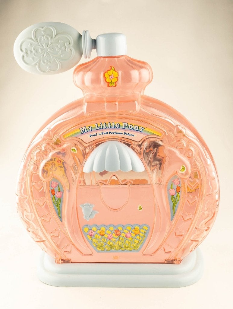 My Little Pony Poof 'n Puff Perfume Palace speelset uit 1987, Ophalen of Verzenden, Zo goed als nieuw, Nvt, Nvt
