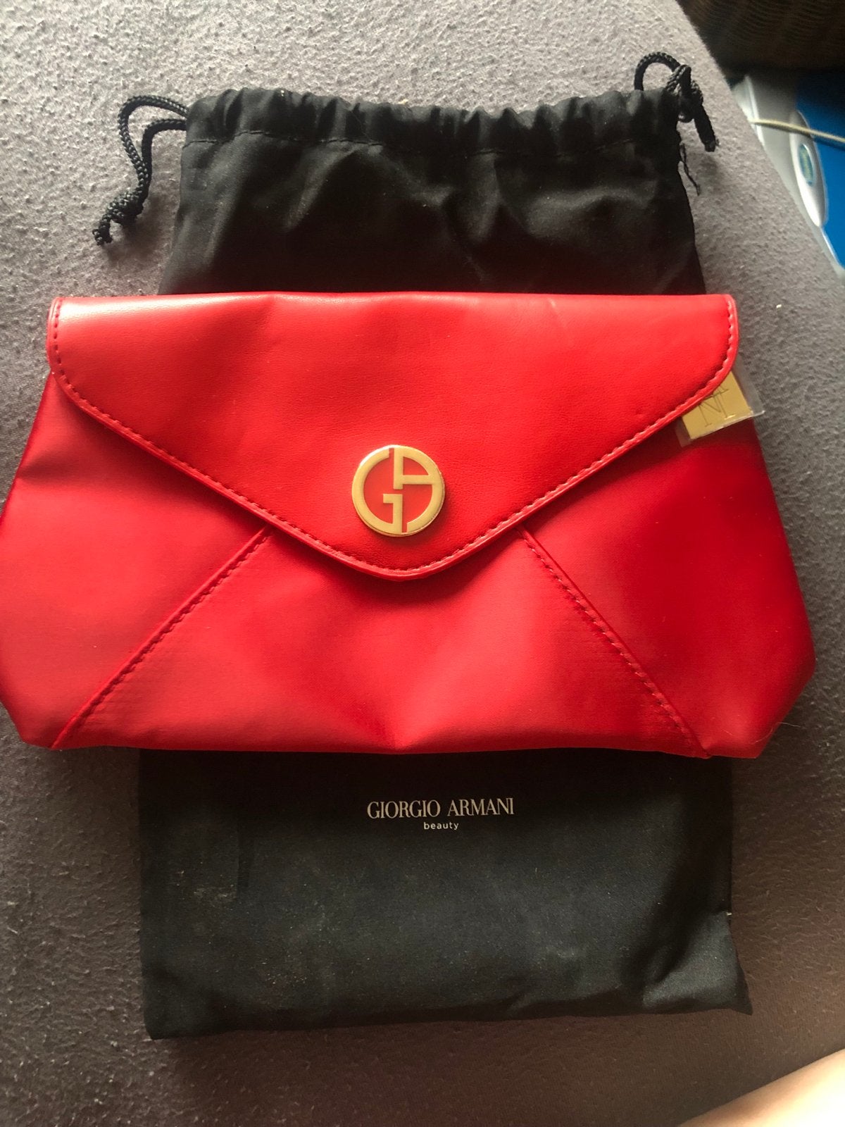 Giorgio Armani Rode Toilettas, Ophalen of Verzenden, Nieuw, Rood, Dame