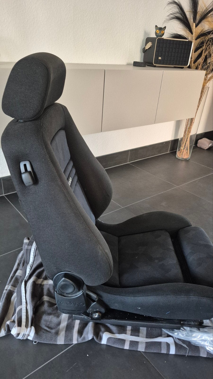 Recaro sportstoel - Zwart - Gebruikt, Ophalen