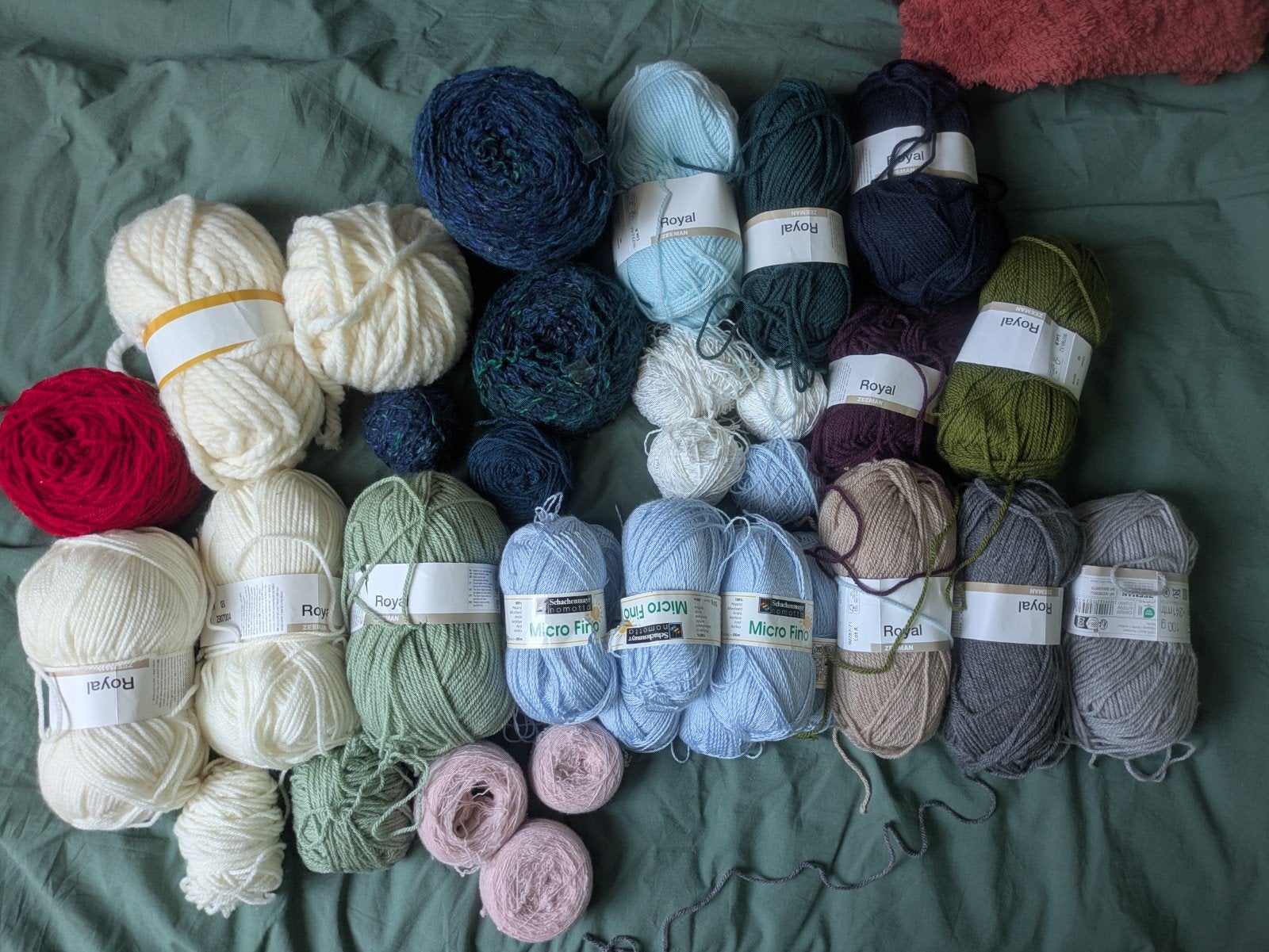 Wol pakket: acryl, kasjmier, wol, Ophalen, Gebruikt, Breien of Haken, Wol of Garen