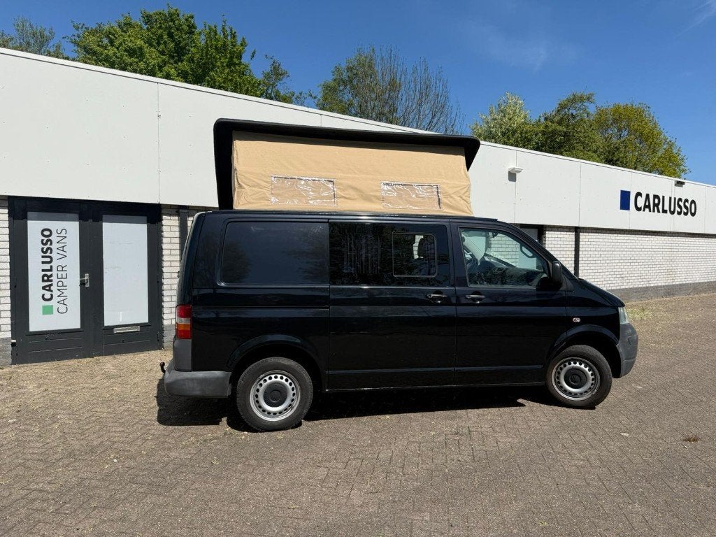 Volkswagen Transporter T5 camper | 2009 | compleet ombouw, Auto's, Stof, Zwart, 4 cilinders, Volkswagen