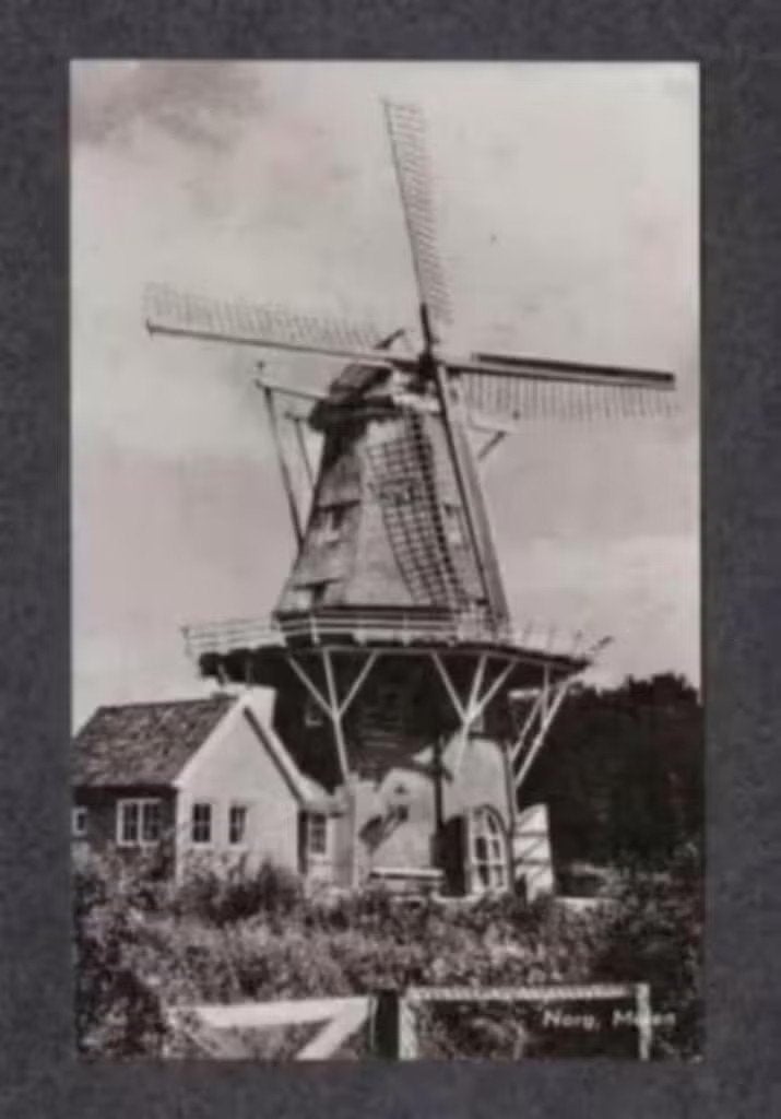 Norg Molen Noordenveld 1967., Ophalen of Verzenden, 1960 tot 1980, Ongelopen, Drenthe