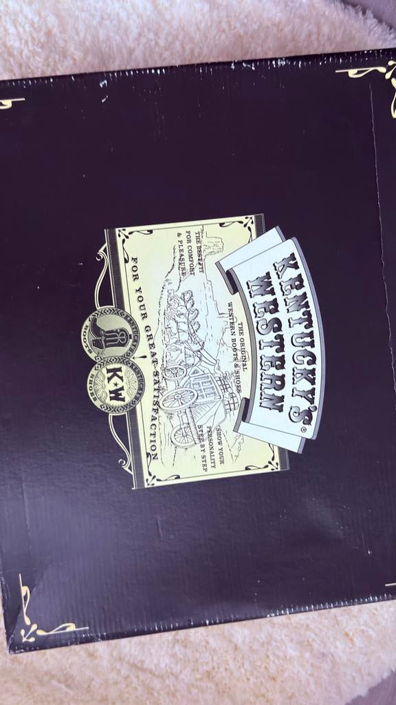 Kentucky's Western cowboylaarzen zwart maat 40, Kleding | Dames, Schoenen, Ophalen, Hoge laarzen, Zwart, Zo goed als nieuw
