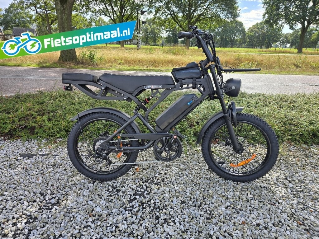 QM V20 Pro Skinnybike – Zwart– Full Option Ebike Fatbike