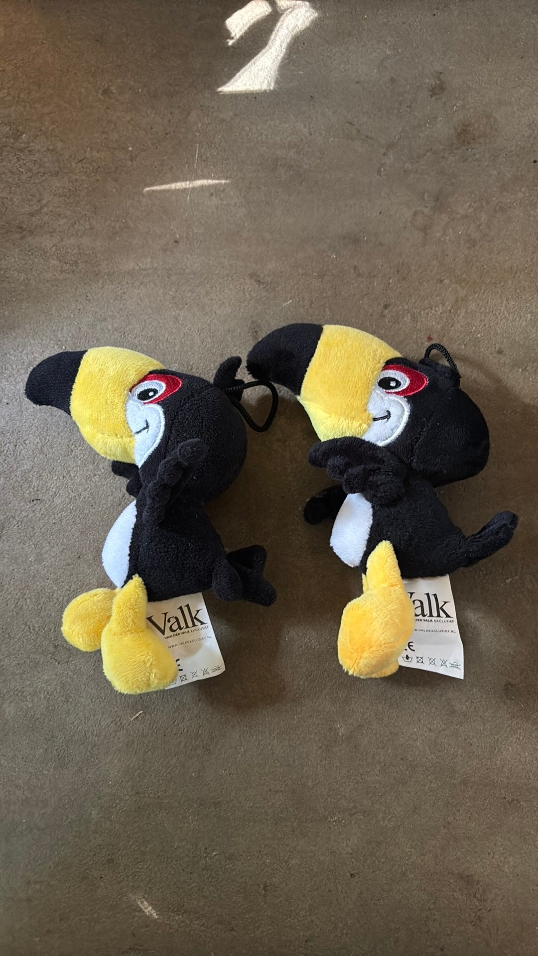 2 Toekie Van Der Valk knuffels/hangers, Ophalen of Verzenden