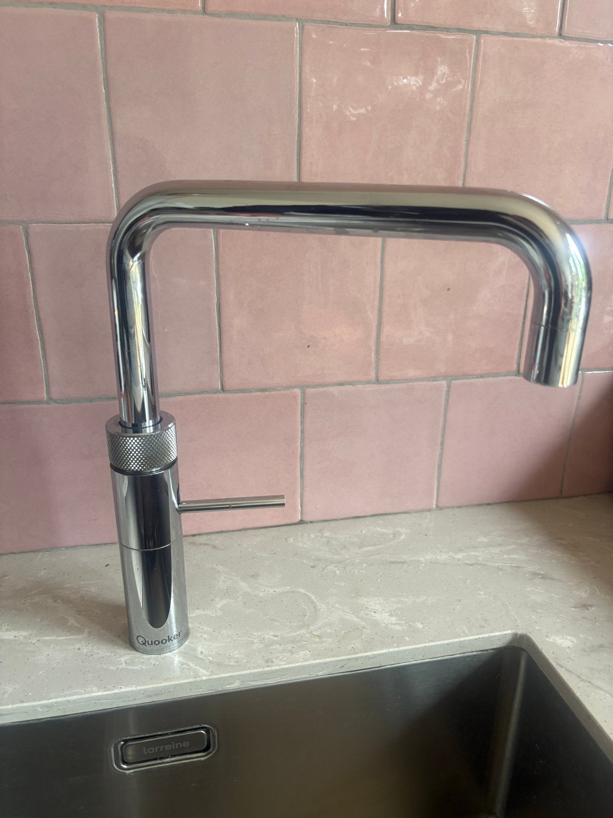Quooker Fusion Chroom kokendwaterkraan, Overige typen, Zilver, Ophalen of Verzenden, Zo goed als nieuw
