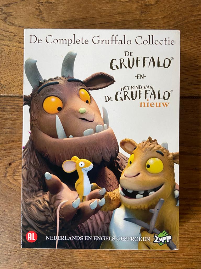 Dubbele dvd Gruffalo, Gruffalo en Kind van Gruffalo, Cd's en Dvd's, Alle leeftijden, Ophalen of Verzenden, Zo goed als nieuw