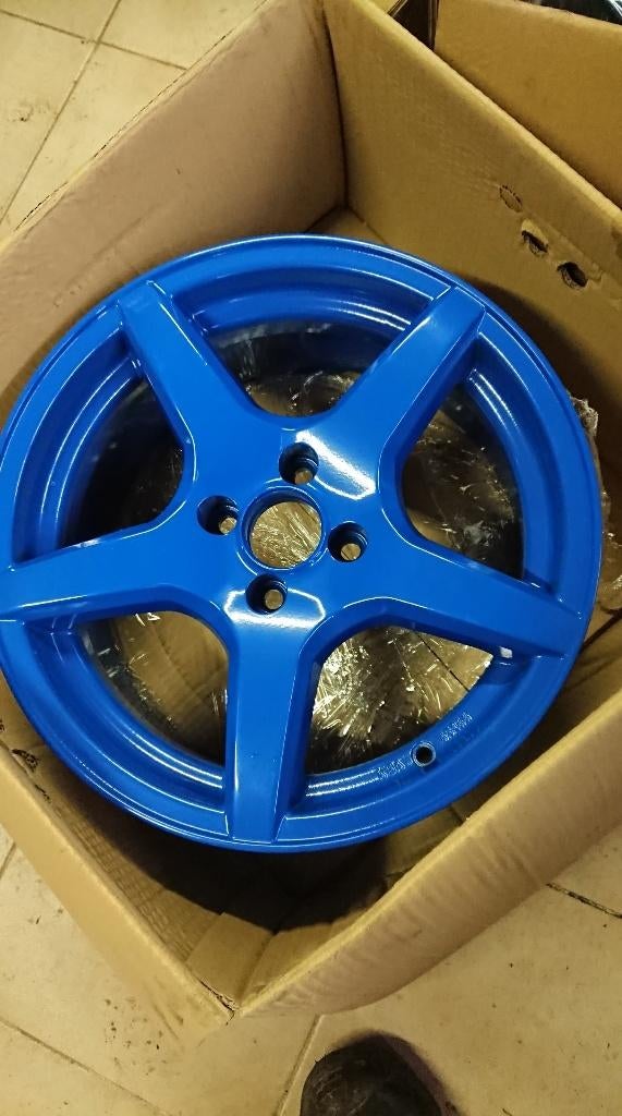 BMW E30 velgen spiegels RAL 5017 alle E30 modellen, Ophalen, BMW