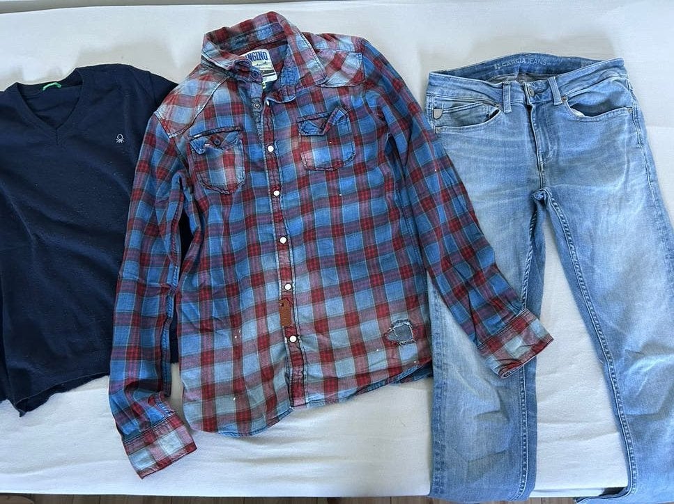 Kledingset jongen maat 176 Vingino, Garcia, Benetton, Ophalen of Verzenden, Gebruikt, Jongen