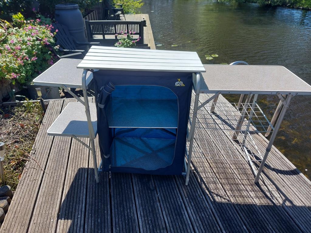 Defa campers camping/ kampeer  buitenkeuken, Ophalen, Zo goed als nieuw, Campingkast