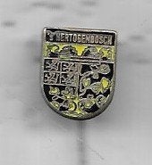 DEN BOSCH S HERTOGENBOSCH WAPEN LOGO SPELD, Verzamelen, Speldjes, Pins en Buttons, Gebruikt, Speldje of Pin, Overige onderwerpen