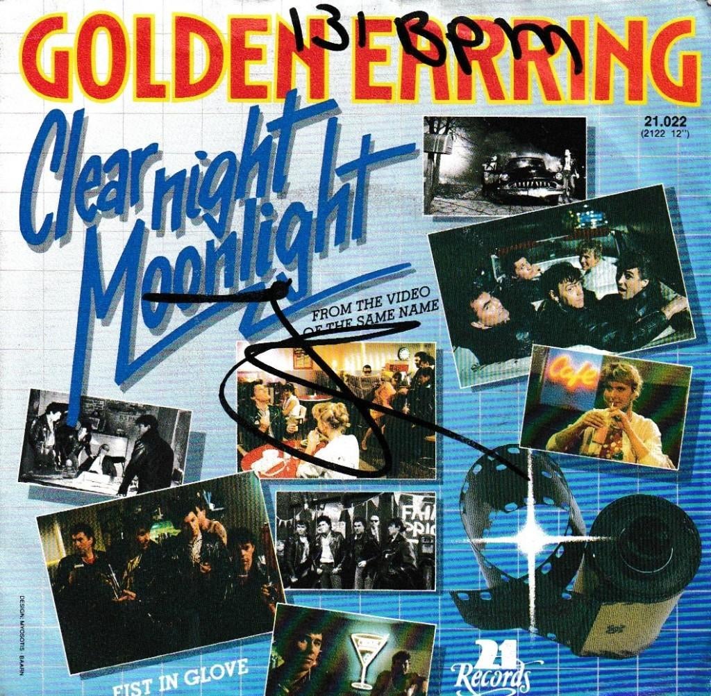 Golden Earring - Clear night moonlight, Cd's en Dvd's, Vinyl Singles, Gebruikt, 7 inch, Single, Ophalen of Verzenden