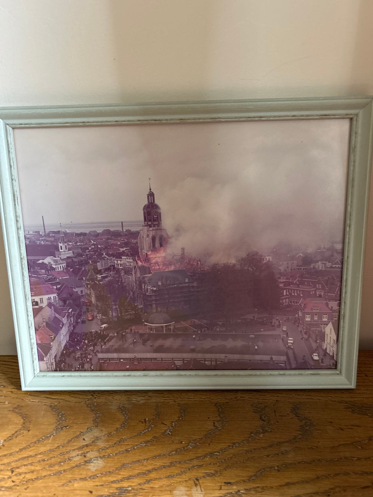 foto brand peperbus, Ophalen, Minder dan 50 cm, Gebruikt, Foto of Poster