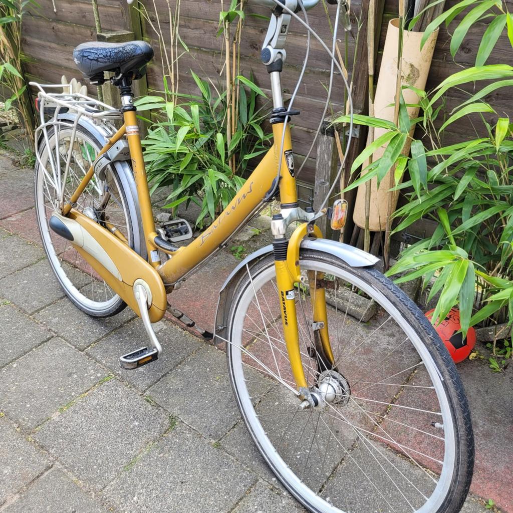 Nette dames fiets met versnellingen, Ophalen, Gebruikt, Versnellingen, Batavus