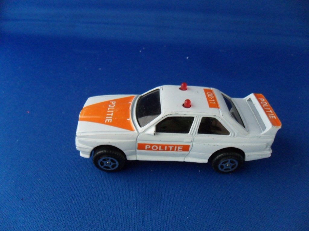 Vintage  Politie Auto  Oranje BMW, Ophalen of Verzenden, Zo goed als nieuw, Auto, Overige merken