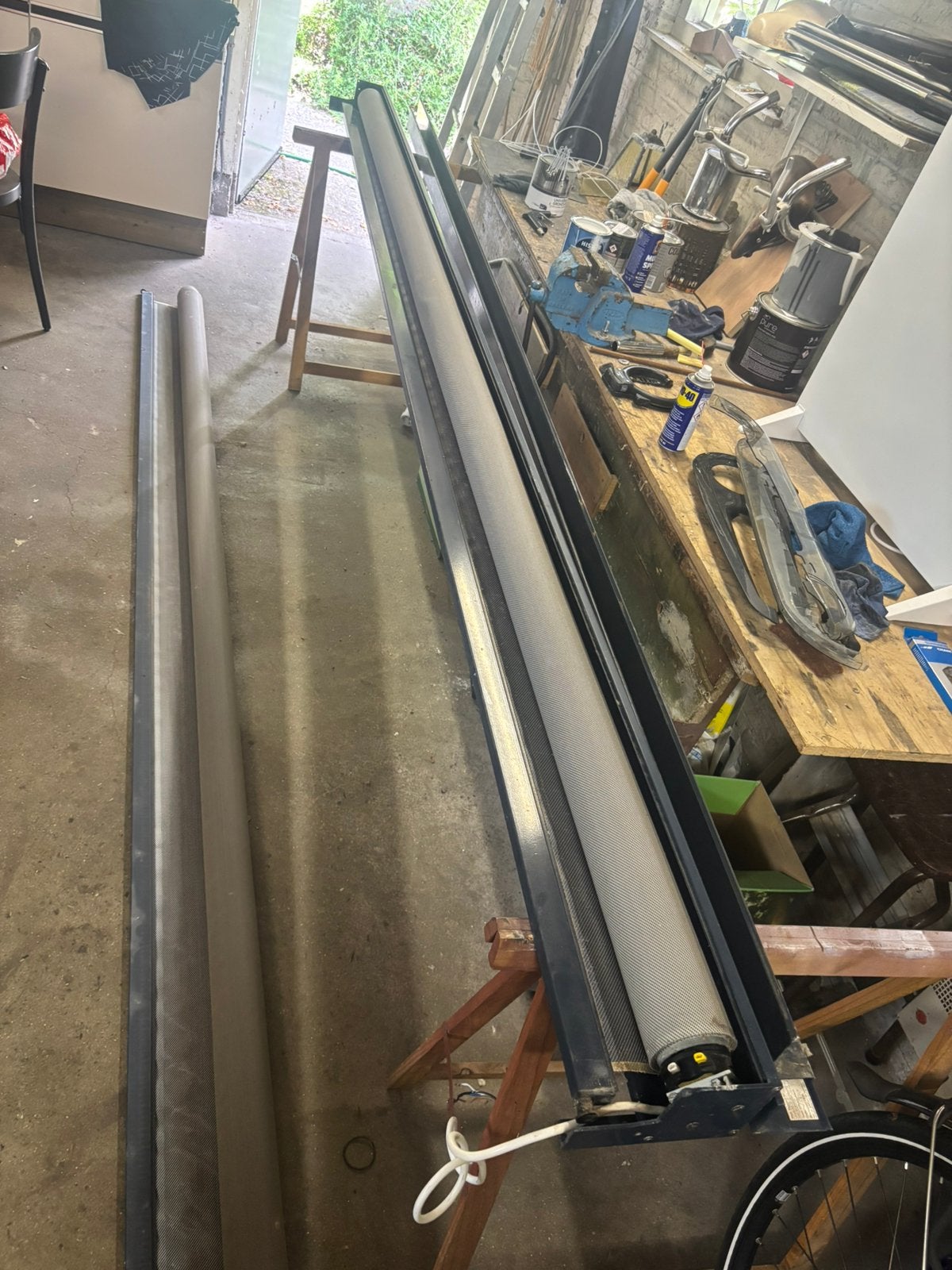 Elektrische Screens, Ophalen, Zo goed als nieuw, 200 cm of meer