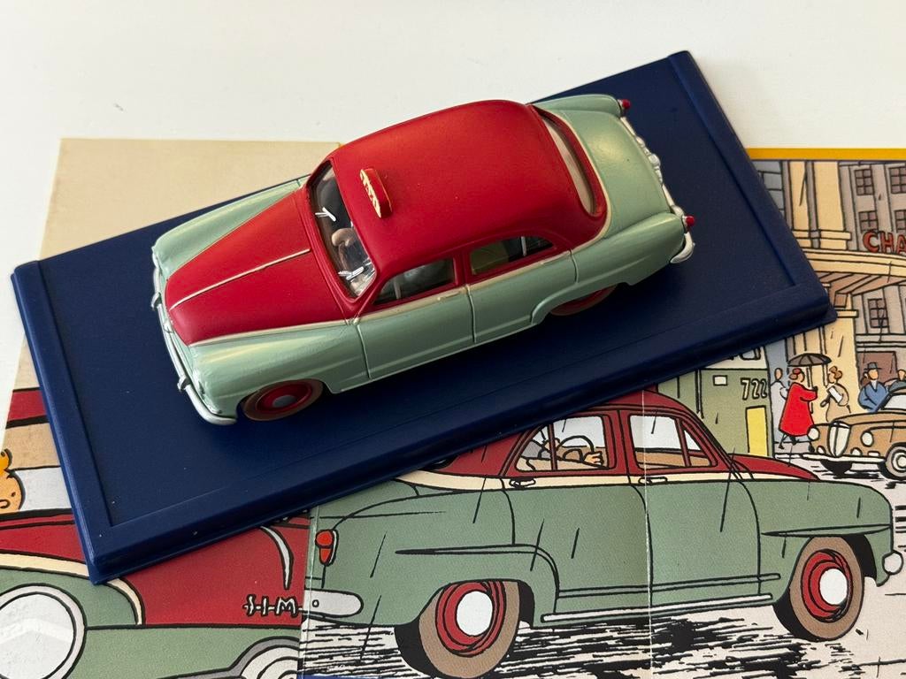 Kuifje auto 1:43 de simca taxi uit zaak zonnebloem, Ophalen of Verzenden, Kuifje, Zo goed als nieuw, Beeldje of Figuurtje