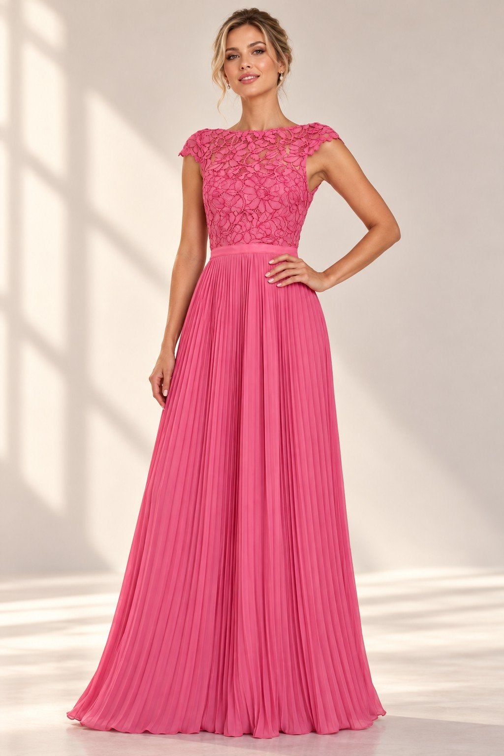 Roze H&M galajurk / avondjurk – maat 36, H&M, Ophalen of Verzenden, Zo goed als nieuw, Roze
