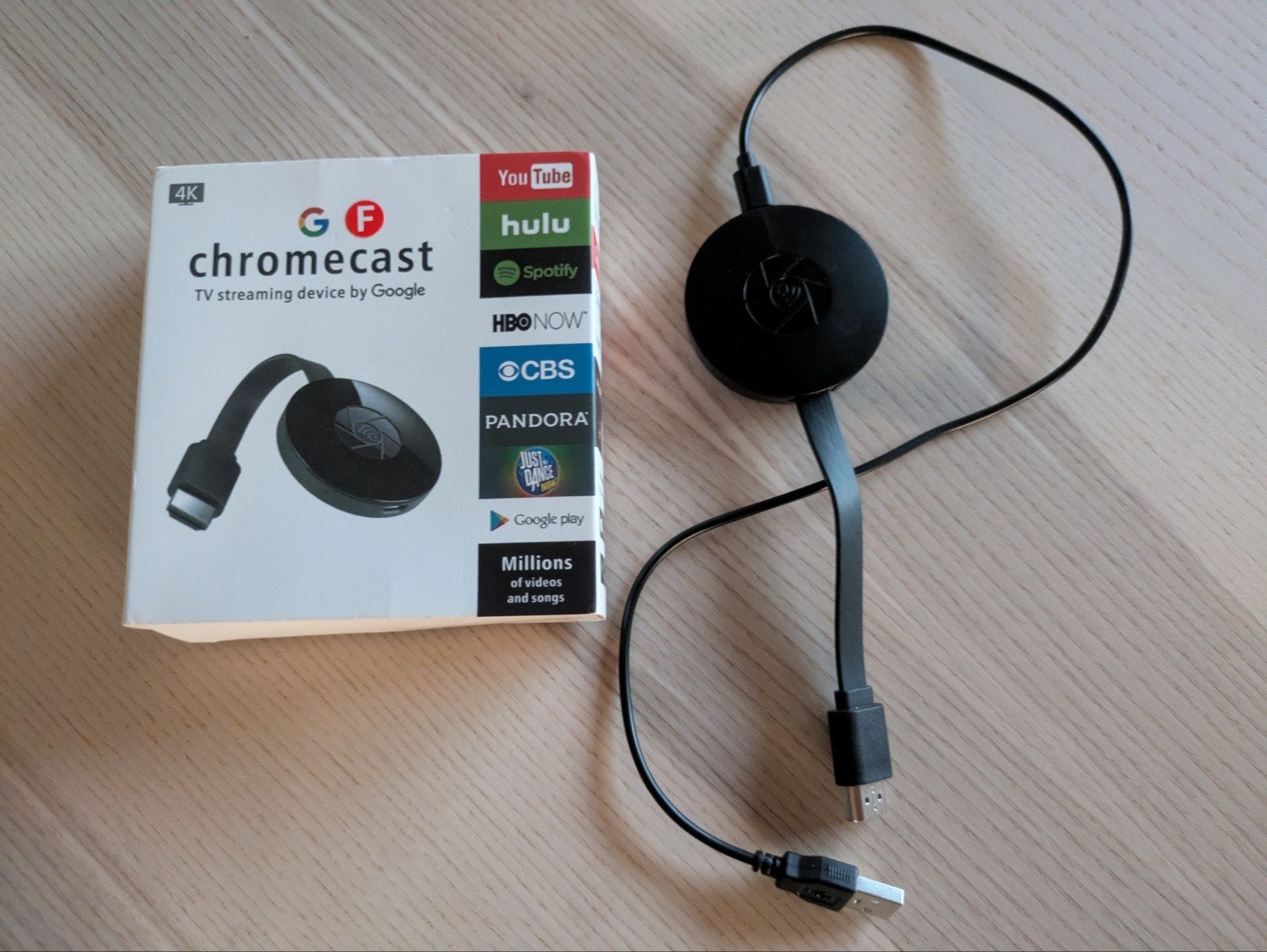 Chromecast TV streaming device, Ophalen of Verzenden, Zo goed als nieuw, HDMI, Zonder harde schijf