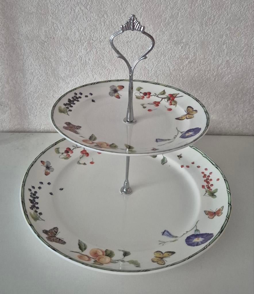 Janneke Brinkman etagiere / Fruit&Flowers, Ophalen, Zo goed als nieuw