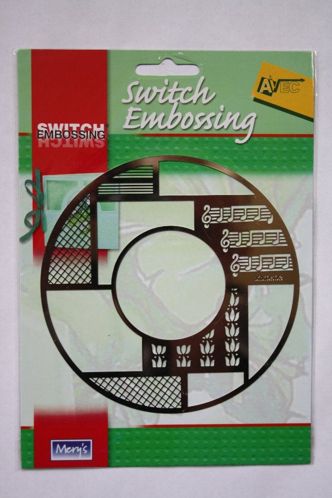 Mery's Switch embossing stencil nr. 0503, Ophalen of Verzenden, Nieuw, Overige thema's, Pons of Mal